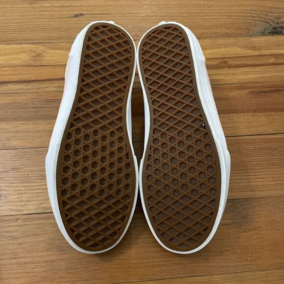 VANS Old Skool Pink Low top Sneaker Shoes Missy Size 6 Casual School Skateboard - Picture 10 of 13